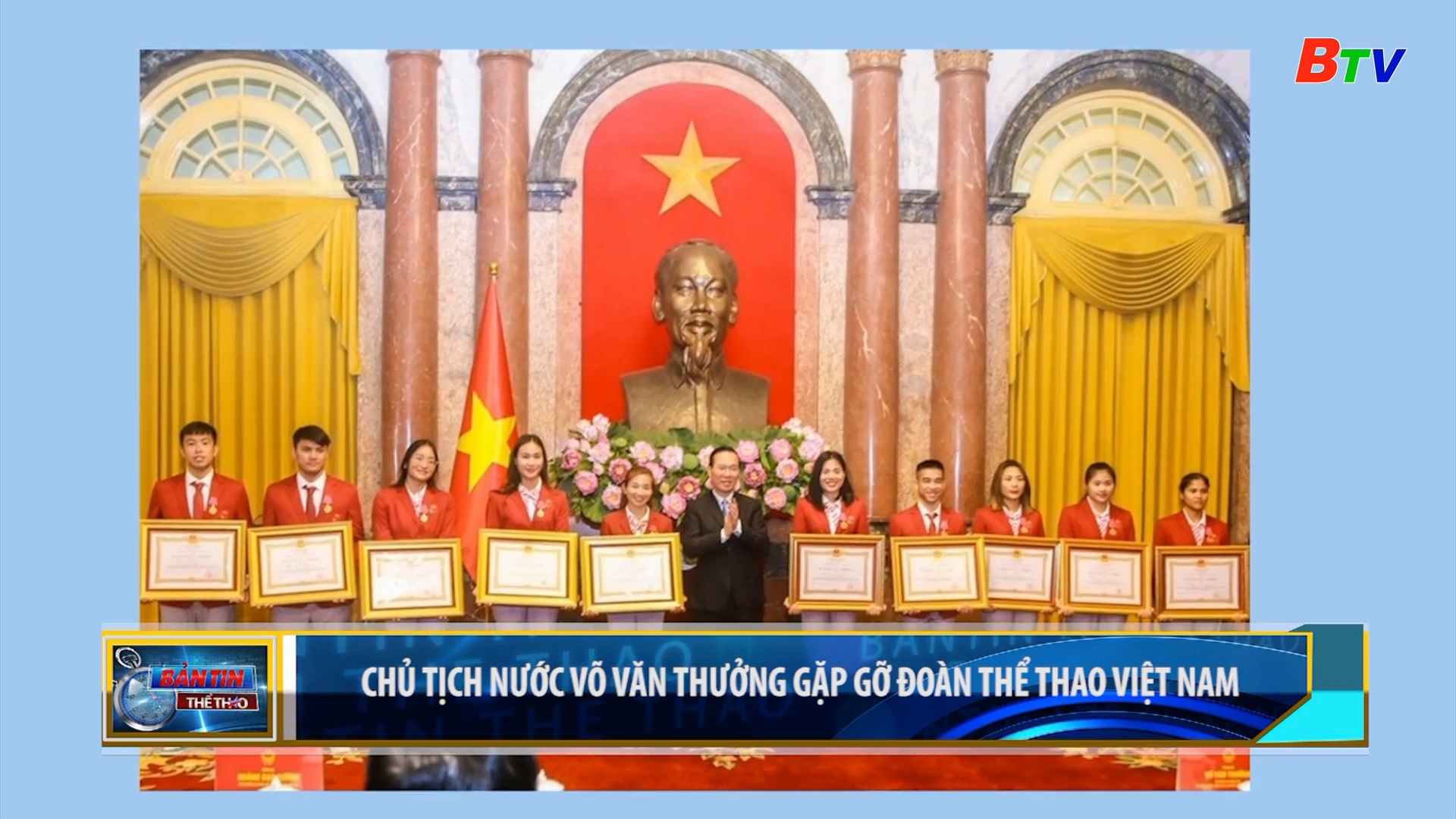 Chủ tịch nước Võ Văn Thưởng gặp gỡ đoàn thể thao Việt Nam